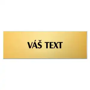 Váš text, zl. tabulka 200x66mm